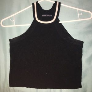 Brandy Melville cropped high-neck tank top