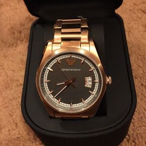 Rose gold watch EMPORIO ARMANI