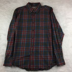 St Johns Bay Plaid Brushed Flannel Long Sleeve