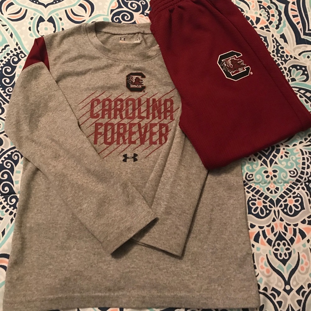 Toddler Under Armour Carolina Gamecocks pant set
