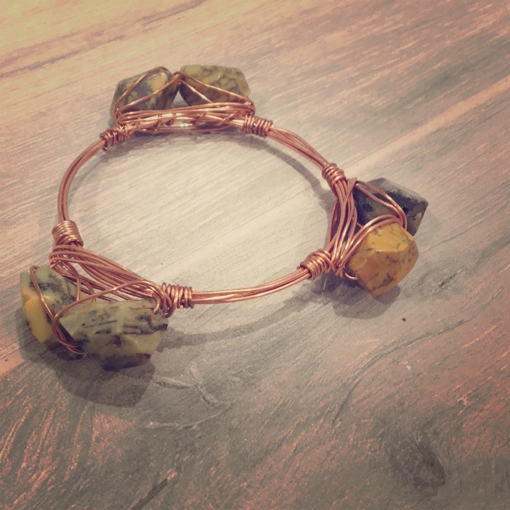 🎉PRICE DROP🎉 Copper wire wrapped bangle