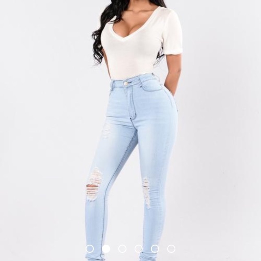 Fashion Nova On A Wave Jeans Size 11