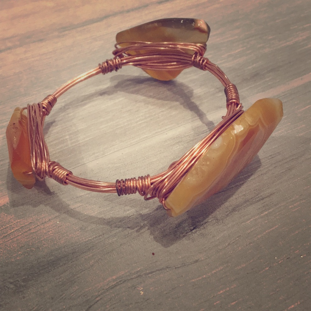 🎉PRICE DROP🎉 Copper wire wrap bangle