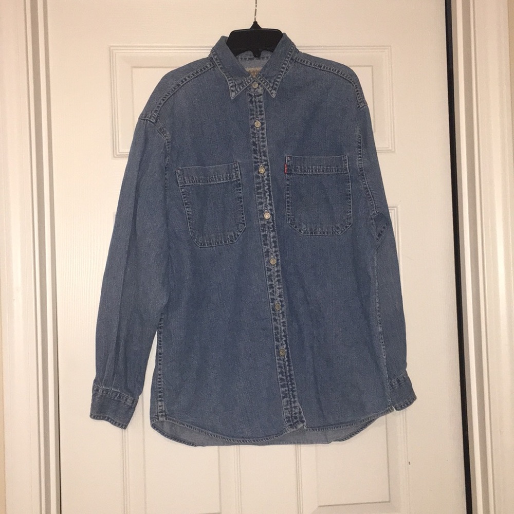 Levi Red Tab Denim Button-Down