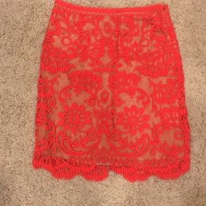 Anthropologie Yoana Baraschi lace skirt
