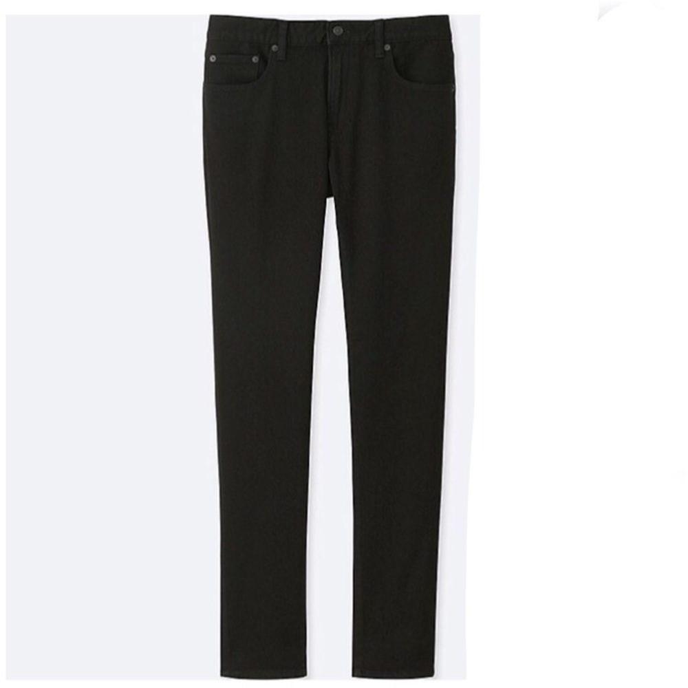 Uniqlo Black Cotton Jeans in size 36x34