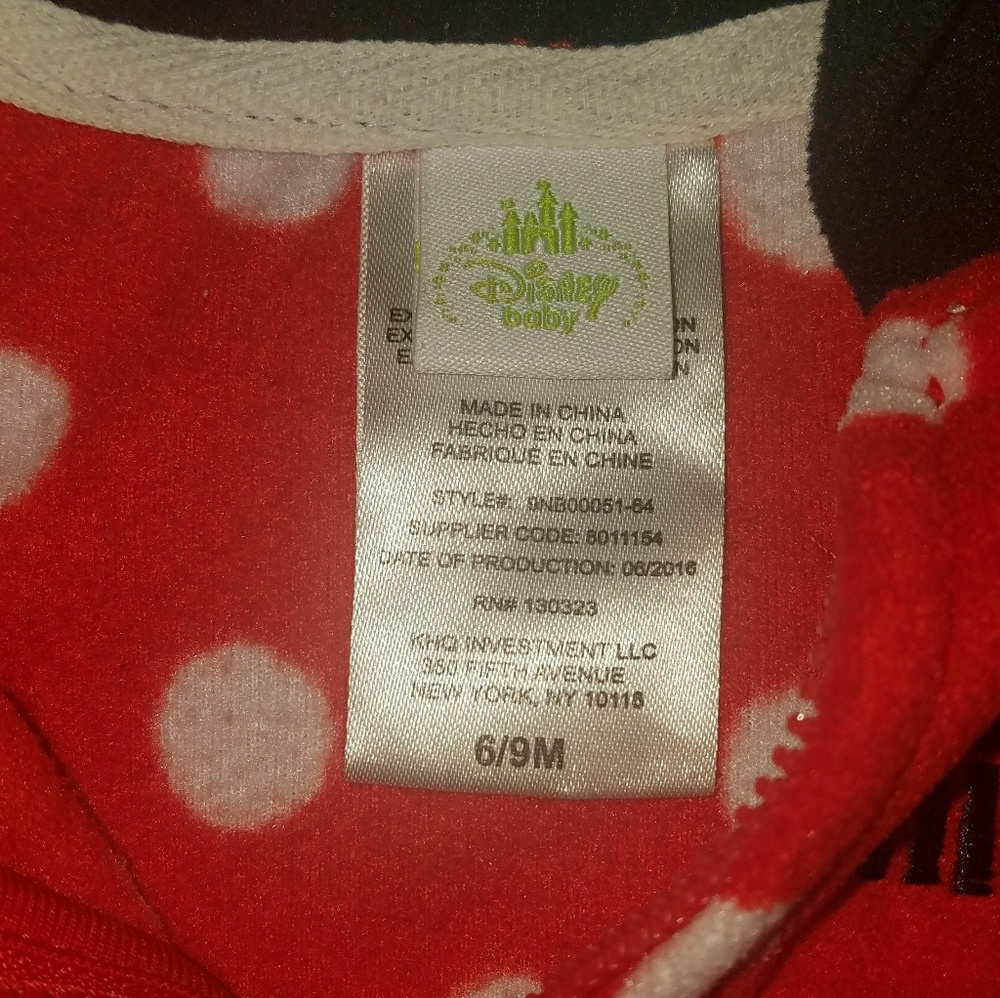 6 to 9 months Minnie Mouse sweater