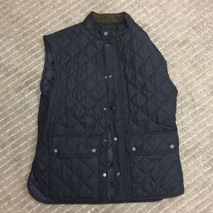 Men’s XL Barbour Quilted Vest Black