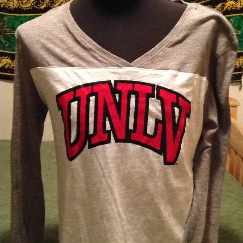 Women's pink Victoria secret UNLV long sleeve top