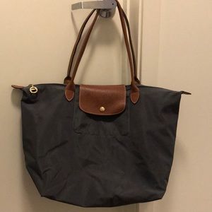 Longchamp Tote - Gray