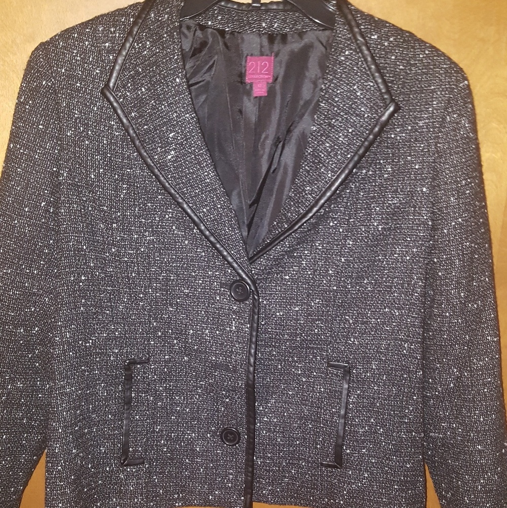 Black & white blazer