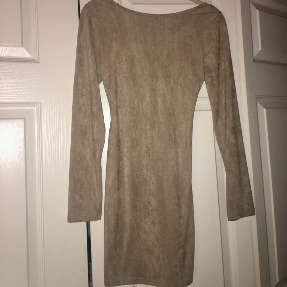 Suede Bodycon/mini dress