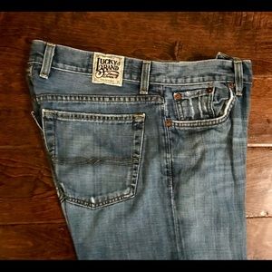 Lucky Brand Jeans Bootleg Zipfly 31” Extra Long