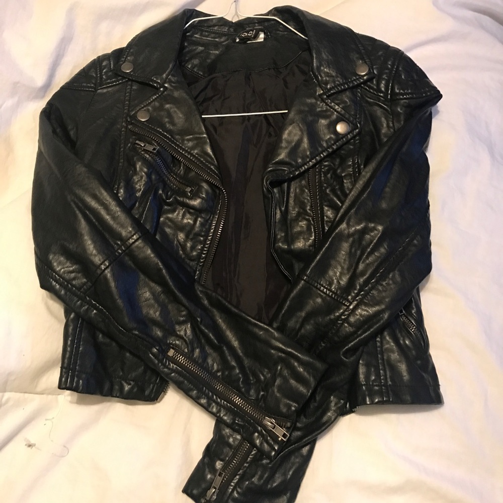 Faux leather H&M jacket