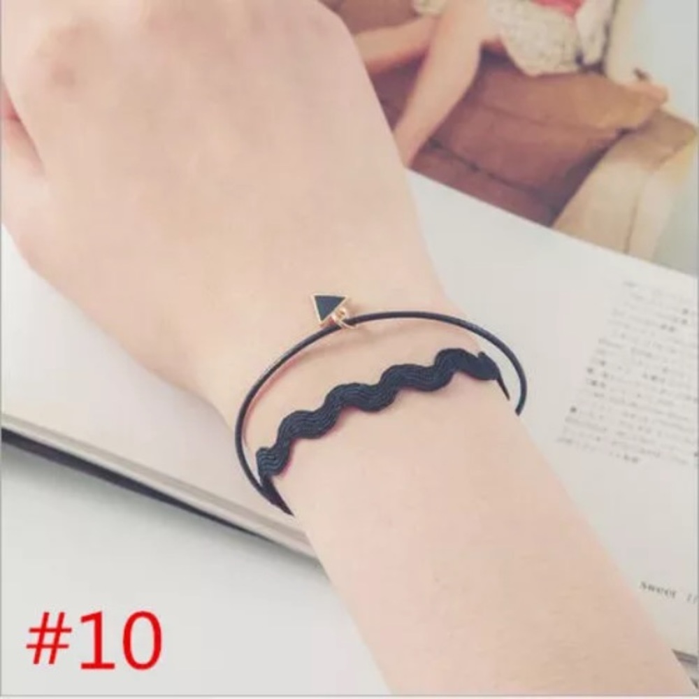 2 for $15 Gold & black statement bracelet
