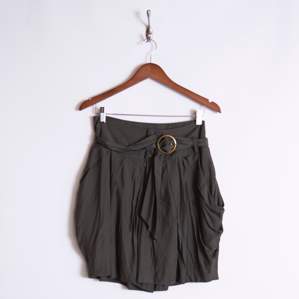 Olive Green Fashion Shorts