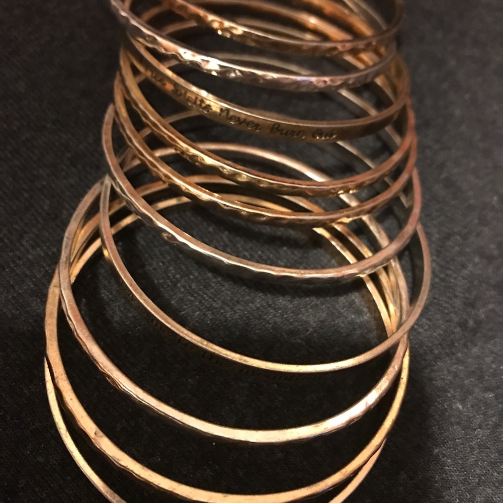 Free People Set Of 6 Inspirational Bangles💝 - Picture 4 of 7