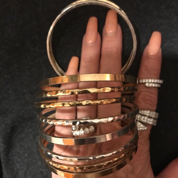Free People Set Of 6 Inspirational Bangles💝 - Picture 3 of 7