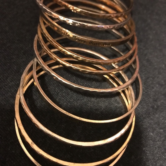 Free People Set Of 6 Inspirational Bangles💝 - Picture 4 of 7