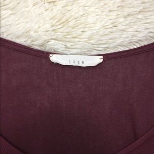 Beautiful Maroon LUSH Tunic