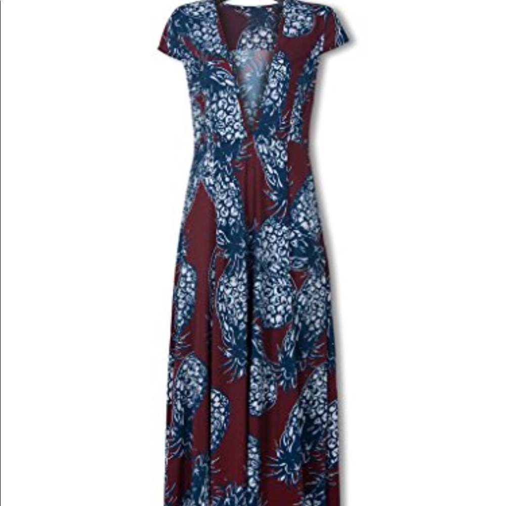 persun pineapple dress NWT size 8