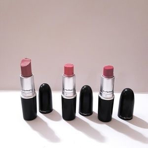 Set of 3 MAC Lipsticks - Neutrals