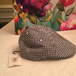 Ben Sherman Navy and White Driver Hat