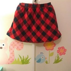 Gap Kids buffalo plaid skirt 3T