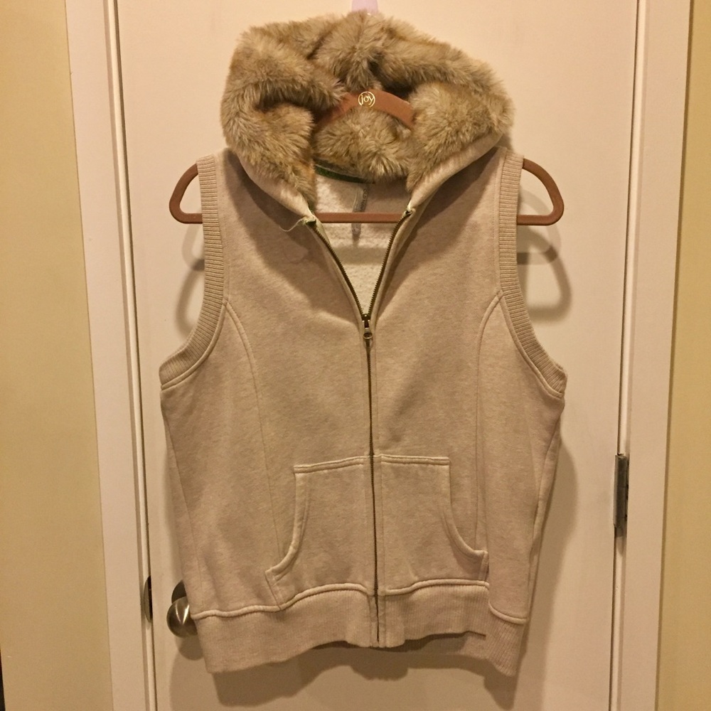 Faux Fur and Fleece Vest