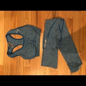 Gymshark Blue Seamless Set