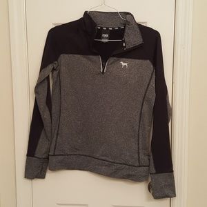 Long Sleeve, Half Zip Workout Top