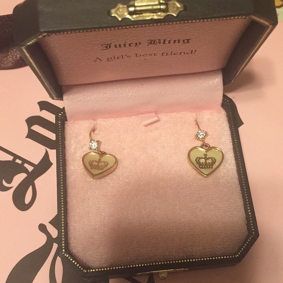 Juicy Couture Crown Dangle Earrings - Picture 2 of 4