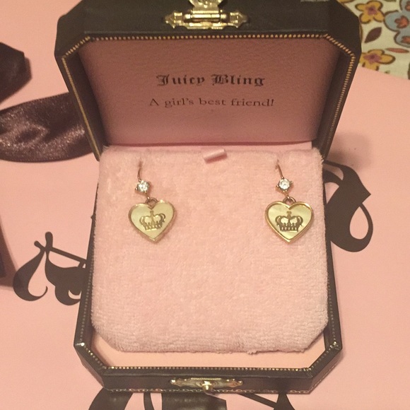 Juicy Couture Crown Dangle Earrings - Picture 3 of 4