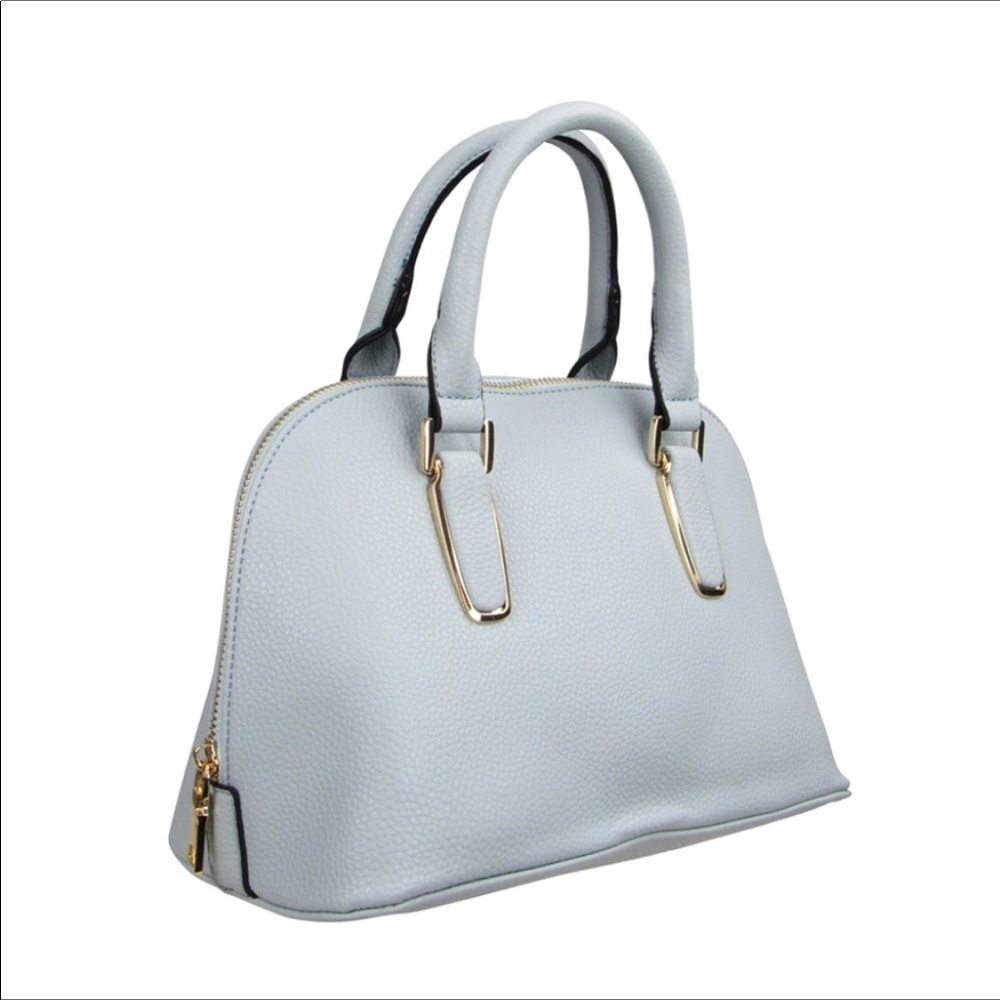 🔴HOST PICK🔴 Light blue Satchel w/Crossbody strap - Picture 4 of 7