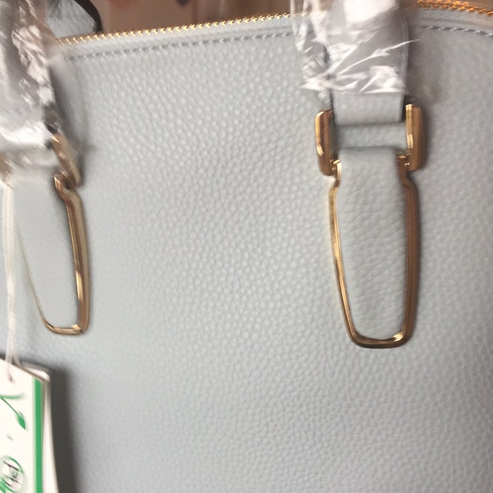 🔴HOST PICK🔴 Light blue Satchel w/Crossbody strap - Picture 3 of 7