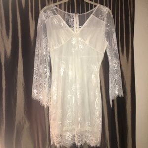 Beautiful white lace dress