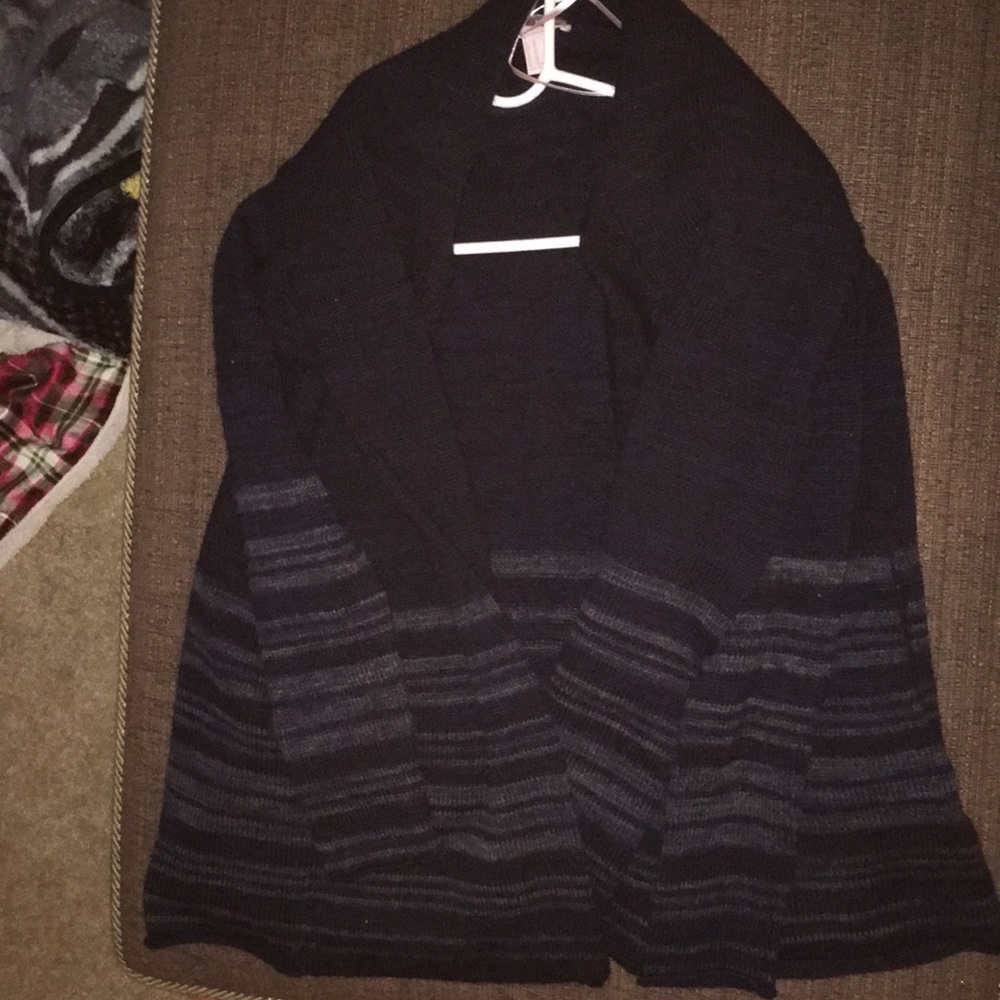 Navy blue chunky cardigan