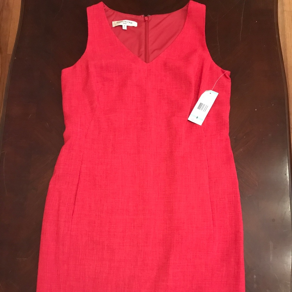 Evan-Picone dress red NWT size 8