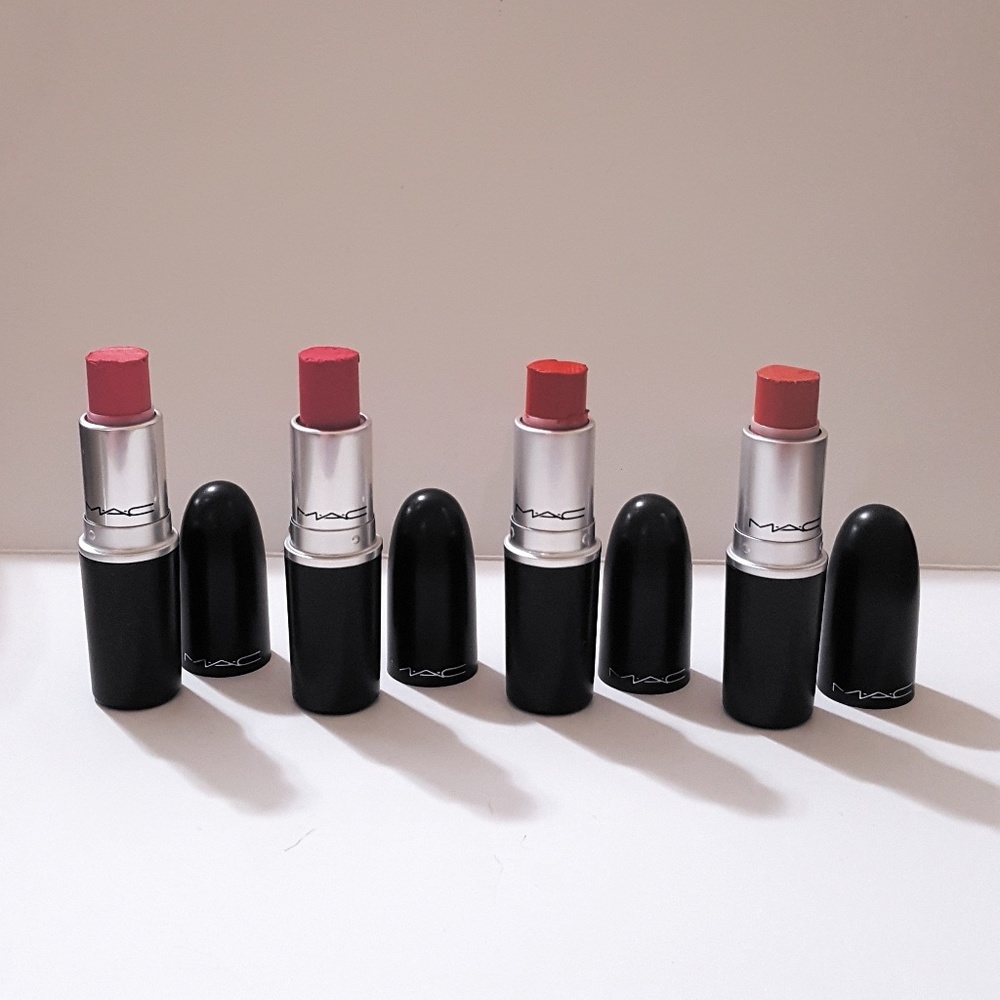 Set of 4 MAC Lipsticks