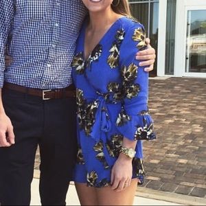 Blue Free People Romper