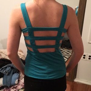 Teal tank top