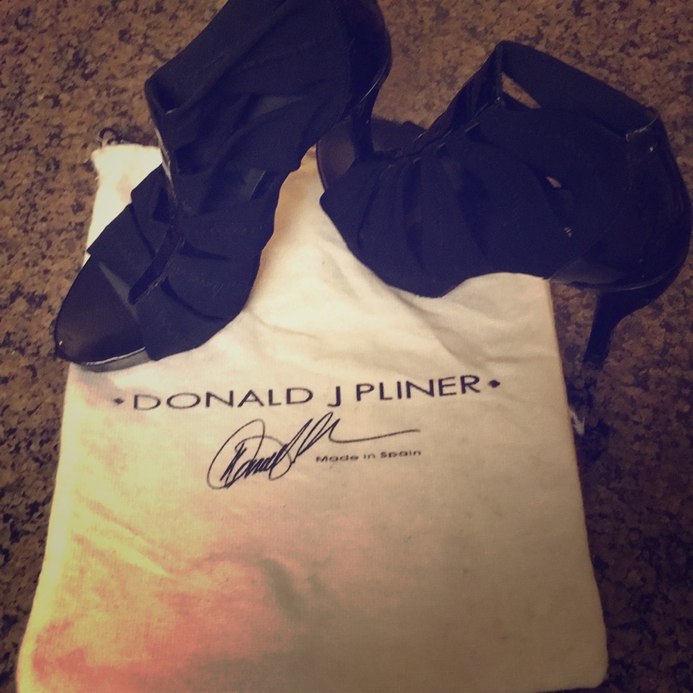 Donald J Pliner patent leather heels.