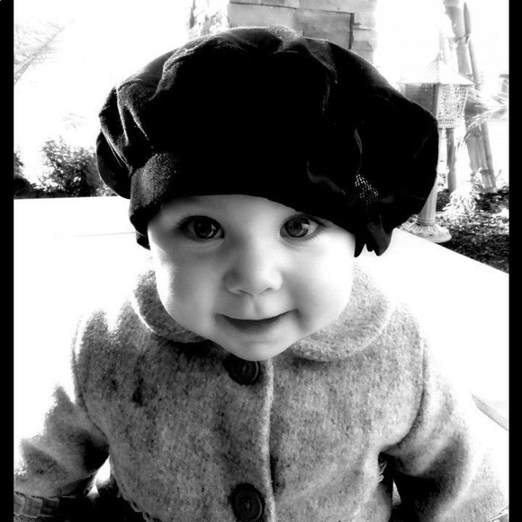 toddler girl black hat