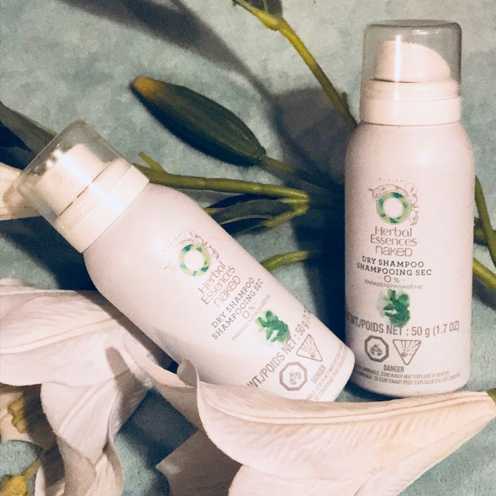 Bundle of 2ClairolHerbalEssences Naked Dry Shampoo