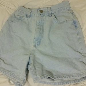 High waisted shorts