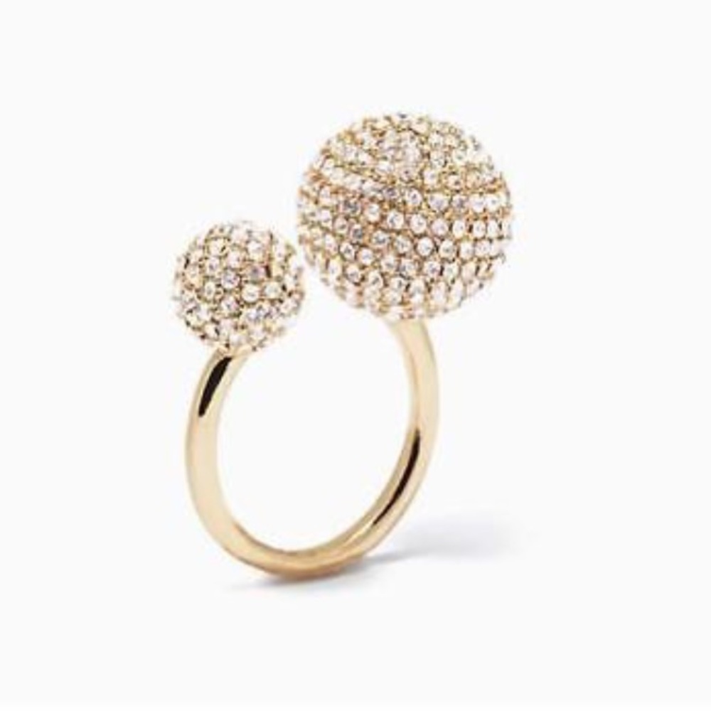 ✨SALE✨🆕kate spade ♠️ ring it up gold pave ring