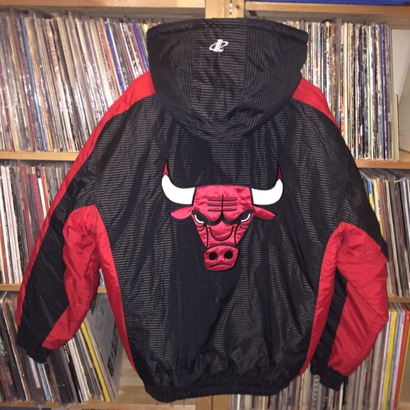 Deadstock Logo Athletic Chicago Bulls winter coat - Picture 1 of 5