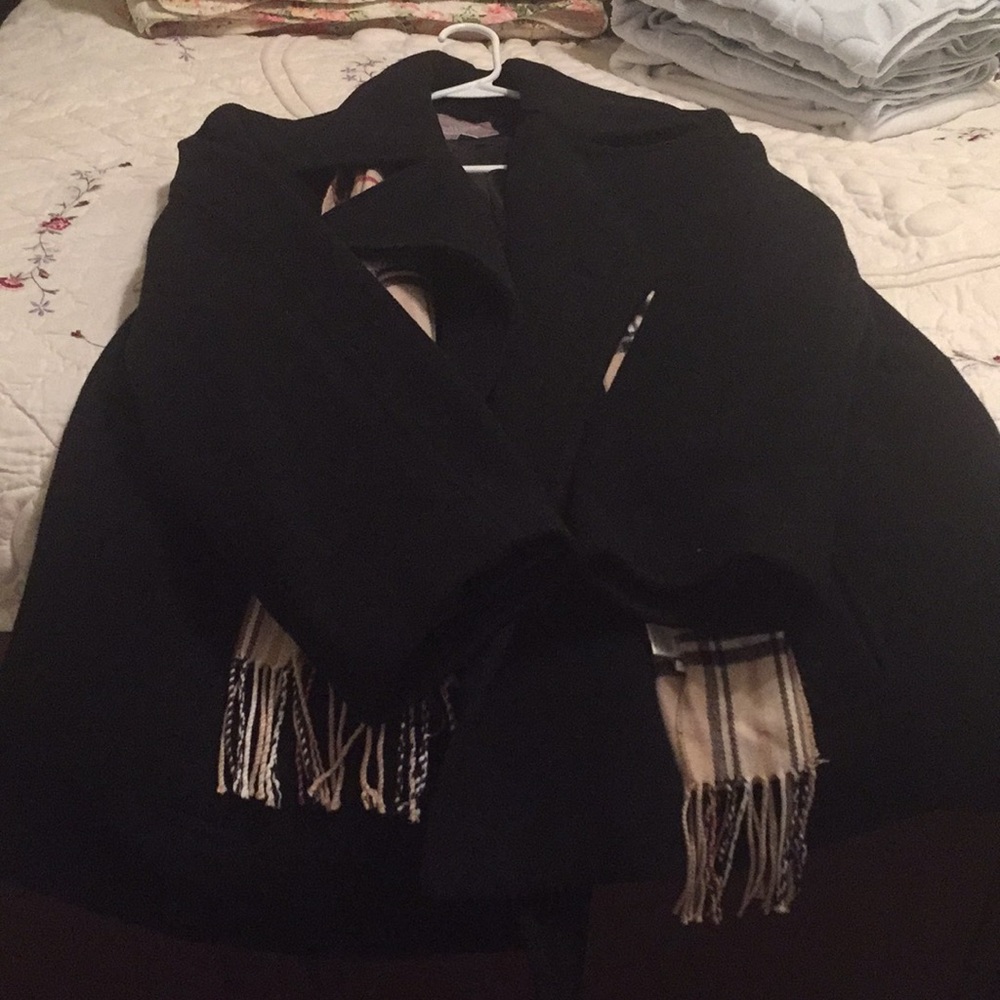 Croft & Barrow Black Pea Coat
