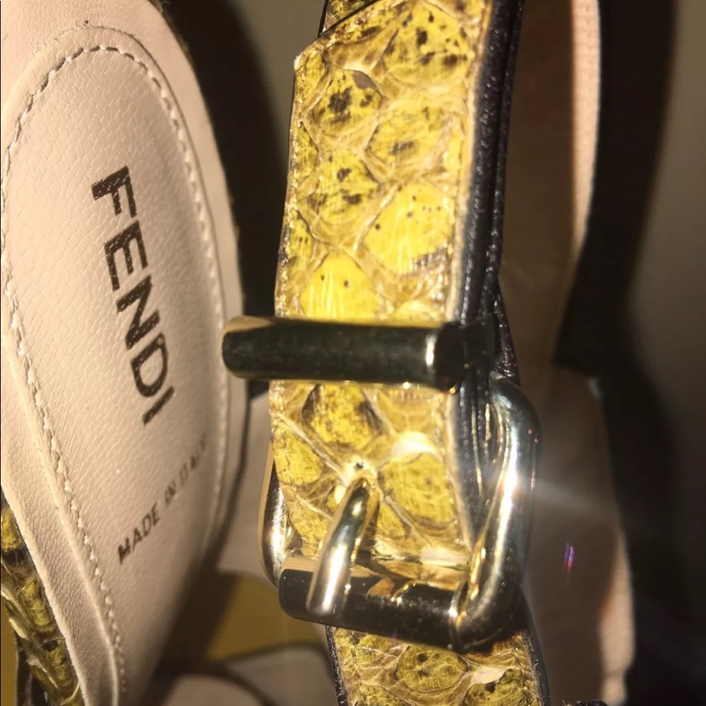 Vintage New in Box Fendi Women's High Heel Shoes/Rtl $1800 - Picture 6 of 8