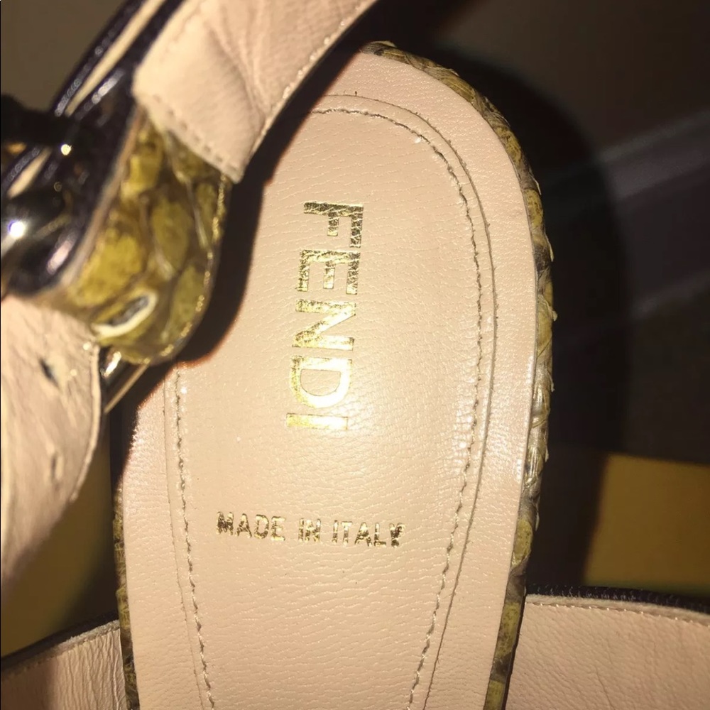 Vintage New in Box Fendi Women's High Heel Shoes/Rtl $1800 - Picture 7 of 8